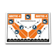 Replica Sticker voor Set 60064 - Arctic Supply Plane