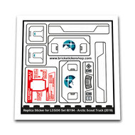 Replica Sticker voor Set 60194 - Arctic Scout Truck