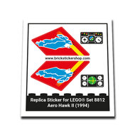 Replica Sticker voor Set 8812 - Aero Hawk II