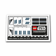 Replica Sticker voor Set 75276 - Stormtrooper Helmet