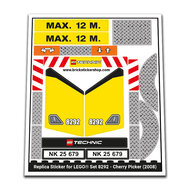 Replica Sticker voor Set 8292 - Cherry Picker