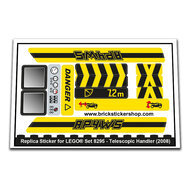 Replica Sticker voor Set 8295 - Telescopic Handler