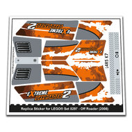 Replica Sticker voor Set 8297 - Off Roader