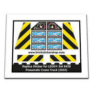 Replacement Sticker for Set 8438 - Pneumatic Crane Truck