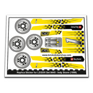 Replica Sticker voor Set 8445 - Indy Storm