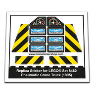 Replica Sticker voor Set 8460 - Pneumatic Crane Truck