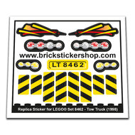 Replica Sticker voor Set 8462 - Tow Truck