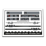 Replacement Sticker for Set 8466 - 4x4 Off-Roader