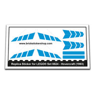 Replica Sticker voor Set 8824 - Hovercraft