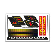 Replica Sticker voor Set 6580 - Land Jet 7