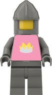 Custom Sticker - Classic Crown Torsos (Pink - Light Grey)