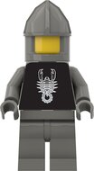 Custom Sticker - Knights Kingdom II - Shadow Knight Vladek Torsos (Black-Silver)