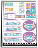 Replica Sticker voor Set 41109 - Heartlake Airport