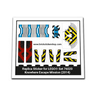 Replica Sticker voor Set 76020 - Knowhere Escape Mission