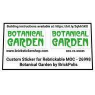 Custom Sticker - Botanical Garden by Berthil