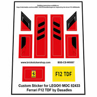 Custom Sticker - Ferrari F12 TDF by Dasadles
