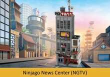 Custom Sticker - Ninjago News Tower by DonnaXL