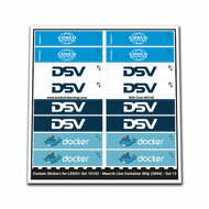 Custom Sticker - Container Sheet 12 for Maersk Container Schip