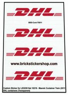 Custom Sticker - Container DHL