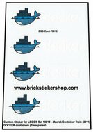 Custom Sticker - Container DOCKER