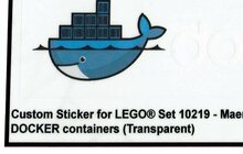 Custom Sticker - Container DOCKER