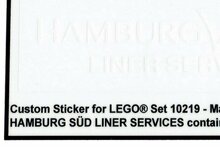 Custom Sticker - Container HAMBURG SUD