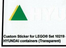 Custom Sticker - Container HYUNDAI