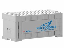 Custom Sticker - Container NYK (Blue Letters)