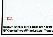 Custom Sticker - Container NYK (White Letters)