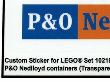 Custom Sticker - Container P&amp;O NEDLLOYD