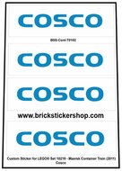 Custom Sticker - Container Cosco