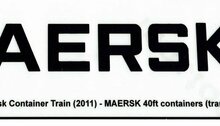 Custom Sticker - Container MAERSK 40ft