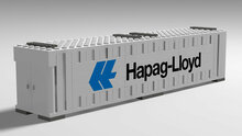 Custom Sticker - Container HAPAG LLOYD 40ft