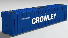 Custom Sticker - Container CROWLEY 40ft