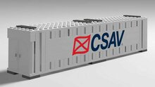 Custom Sticker - Container CSAV 40ft