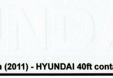 Custom Sticker - Container HYUNDAI 40ft