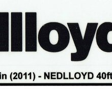 Custom Sticker - Container NEDLLOYD 40ft