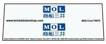 Custom Sticker - Container MITSUI OSL LINES 40ft (New Logo White Container)