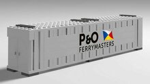 Custom Sticker - Container P&amp;O FERRYMASTERS 40ft