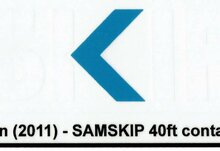 Custom Sticker - Container SAMSKIP 40ft