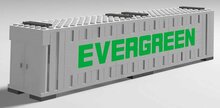 Custom Sticker - Container EVERGREEN 40ft Green