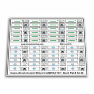 Custom Sticker - Container Sheet 25 for Maersk Line Triple-E