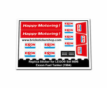 Replacement Sticker for Set 6696 - Exxon Fuel Tanker