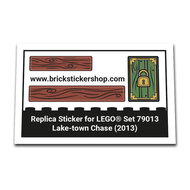 Replica Sticker voor Set 79013 - Lake-town Chase