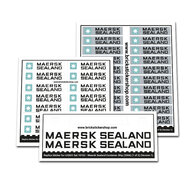 Replica Sticker voor Set 10152 - Maersk Sealand Container Ship