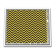 Custom Sticker - Black &amp; Yellow Stripes (2mm)