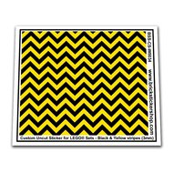 Custom Sticker - Black &amp; Yellow Stripes (3mm)