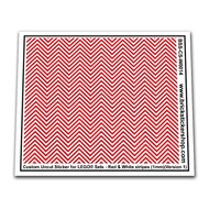 Custom Sticker - Red &amp; White Stripes (1mm)