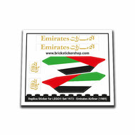 Replica Sticker voor Set 1973 - Emirates Airliner