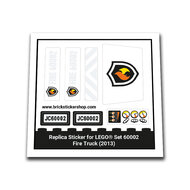 Replacement Sticker for Set 60002 - Fire Truck